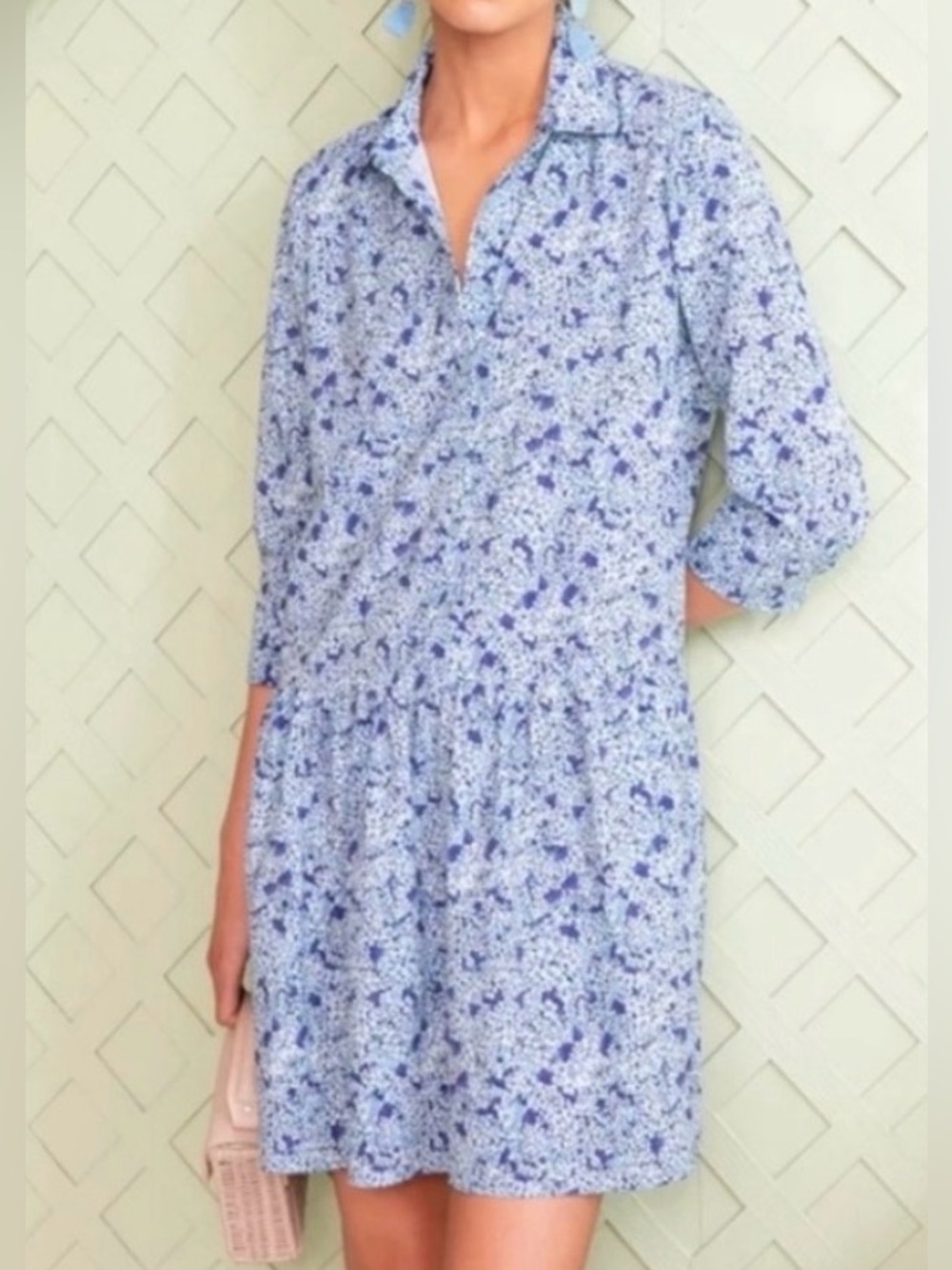 Tuckernuck Hayes Hydrangea Dress XXS